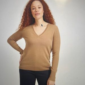 Everlane Cashmere v-neck sweater (size M)